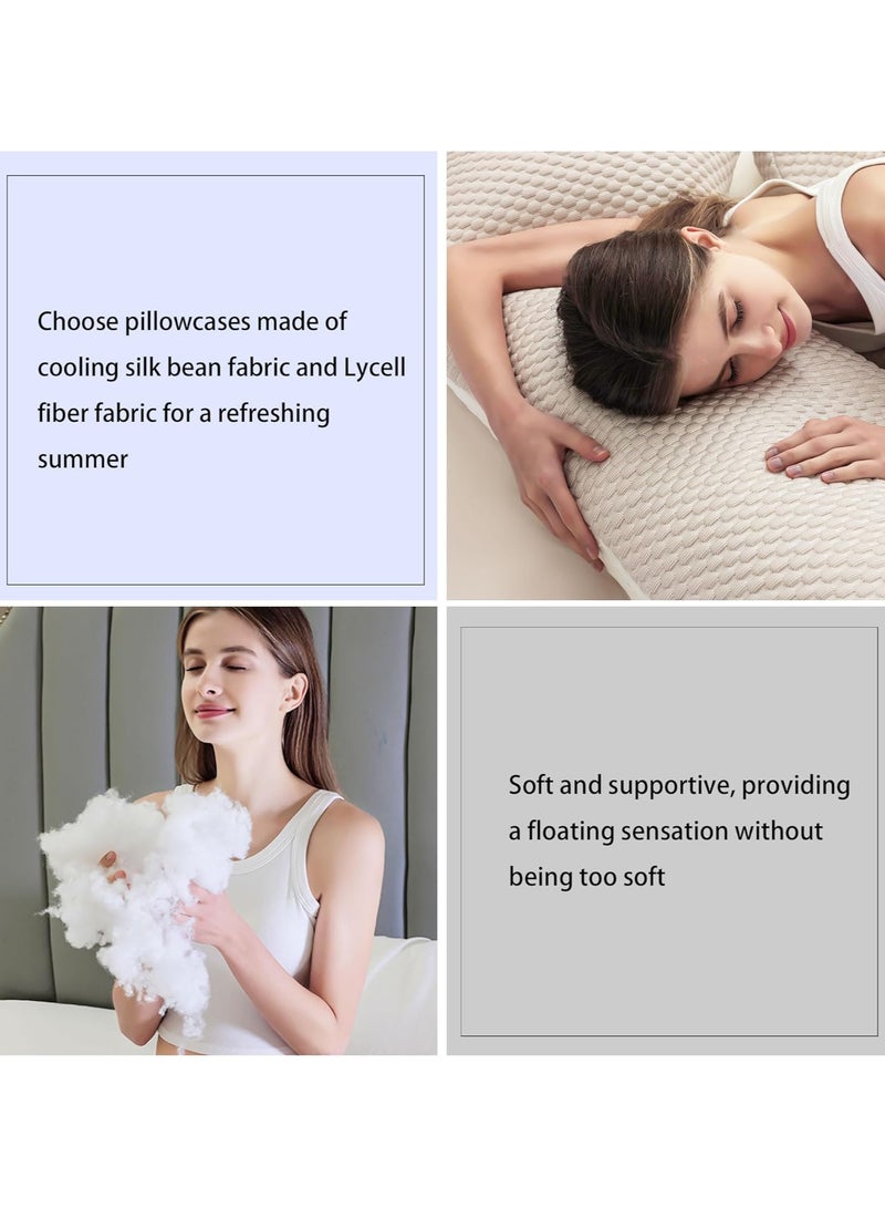 AUTOYSUR Pregnancy Pillows Cooling for Sleeping, Maternity Pillows, Detachable and Adjustable Double-Sided Support for Pregnant Women Back, Belly, Stomach,Hip Pregnancy Must Haves (Coffee) - Image 5