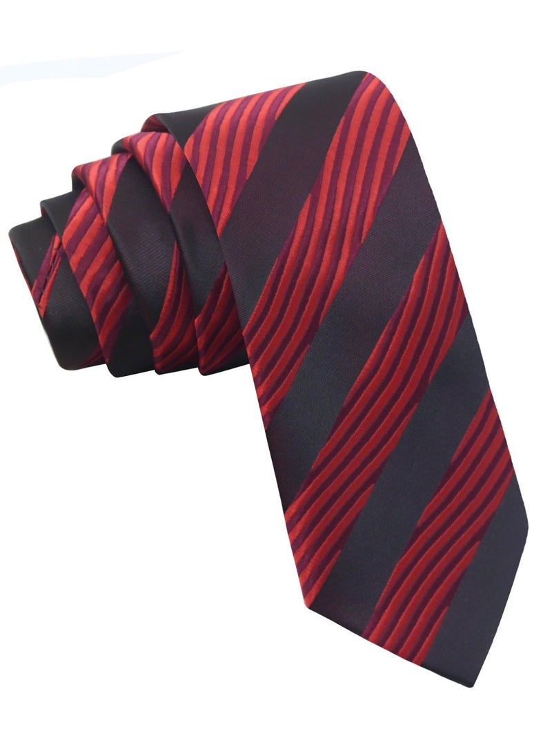 Excefore ربطات عنق للرجال 3.15" مخطط ومربعات ونقاط - Image 1