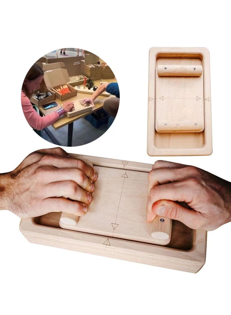 general Sports games children's toys sports game table finger arm wrestling toys wooden finger strength trainer dormitory living room miniature finger arm wrestling toys - Image 1