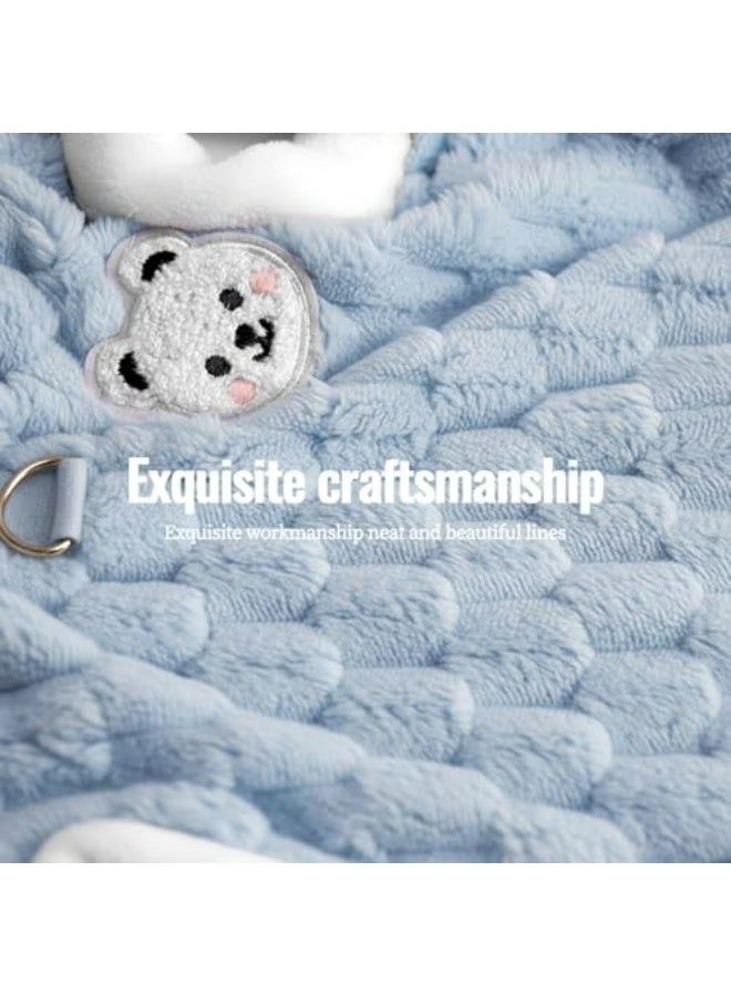 Japan And South Korea Autumn And Winter Pet Clothes Bear Scarab Dog Clothes Teddy Cat Two-legged Clothes Pet Clothing （L） - Image 4