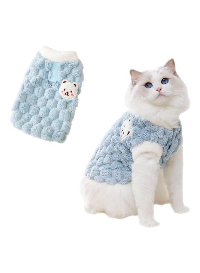 Japan And South Korea Autumn And Winter Pet Clothes Bear Scarab Dog Clothes Teddy Cat Two-legged Clothes Pet Clothing （L） - Image 2