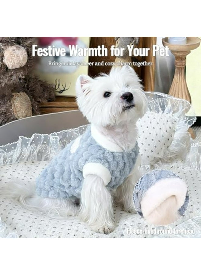 Japan And South Korea Autumn And Winter Pet Clothes Bear Scarab Dog Clothes Teddy Cat Two-legged Clothes Pet Clothing （L） - Image 5