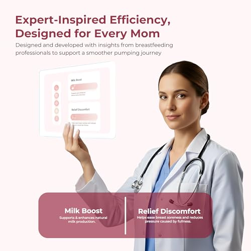 Roboson Wearable Electric Breast Pump for Feeding Mothers, India’s Most Slimmest Hands-Free Breast Pump, Portable, Light weight, Silent & Rechargeable Electrical Automatic Milk Pumping Machine with 3 Modes & 12 Levels, Long Lasting Battery, Includes 15/18/21/24mm Flange and 27mm Breast Shield, 180ml large milk storage, LED Display, BPA-Free and Skin friendly (1 Year Warranty) - Image 5