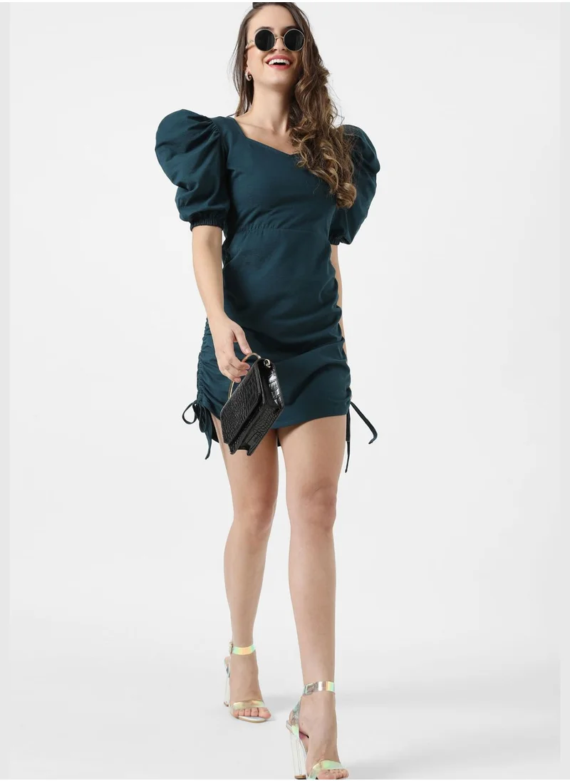 Campus Sutra Women's Solid Casual Dress