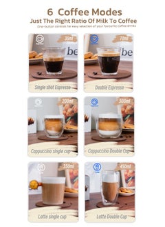 HiBREW HiBREW 3 in 1 Semi Automatic Espresso Cappuccino Latte Coffee Machine Automatic Milk Froth Ground Coffee Stainless Steels H13A  - Image 4