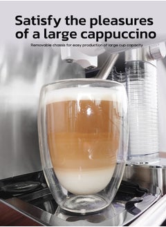 HiBREW HiBREW 3 in 1 Semi Automatic Espresso Cappuccino Latte Coffee Machine Automatic Milk Froth Ground Coffee Stainless Steels H13A  - Image 5