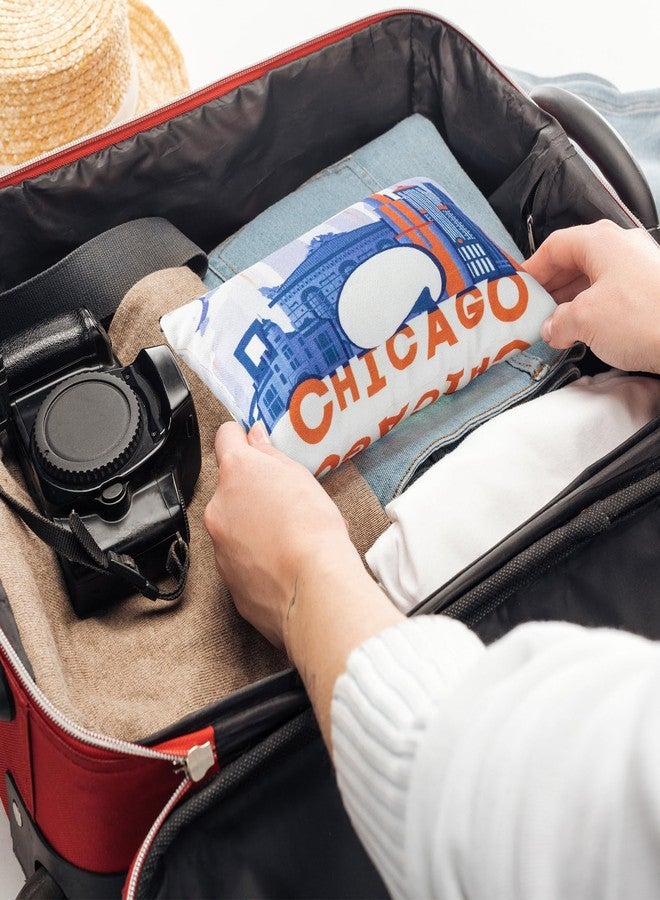 Reginary 12 Pcs Chicago Souvenirs Makeup Bag Travel Gift Cosmetic Bag Trip Favors Chicago City Themed Gifts for Traveller Birthday Christmas Bachelorette Party Favors - Image 5