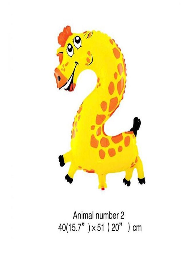 NIBEMINENT Animal Design Decorative Party Foil Balloon 40x51cm - Image 2