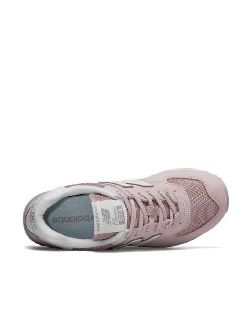 New Balance 574 Classic Causal Colorblock Sneakers Pink - Image 3