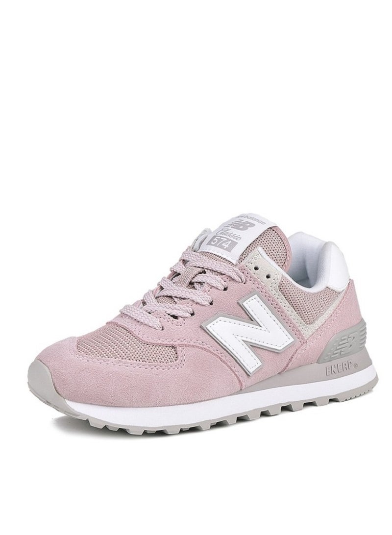 New Balance 574 Classic Causal Colorblock Sneakers Pink - Image 2