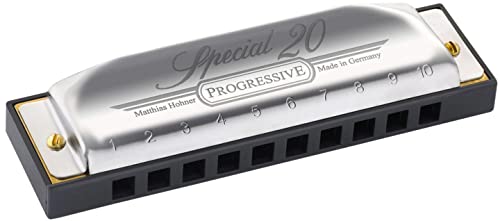 Hohner Special 20 Harmonica - Key of C Bundle with Key Stickers, Plastic Case, Instructional Manual, and Austin Bazaar Polishing Cloth - Image 3