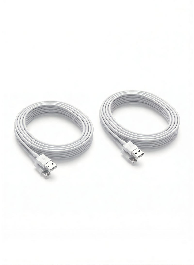 2Pack USB-A to Lightning Cable 1M – Fast Charging, Compatible with 6s / 7 / 8 / X / XS / XR / 11 / 12 / 13 / 14 Series - Image 2