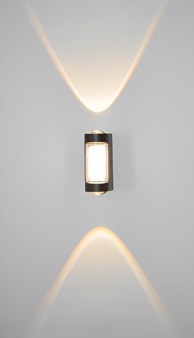 FILLISKA Led Indoor/Outdoor Up Down Wall Light Warm White, Ip-65 Waterproof & Shockproof Body. Fk519 (Up & Down + Front)(Metal) - Image 1