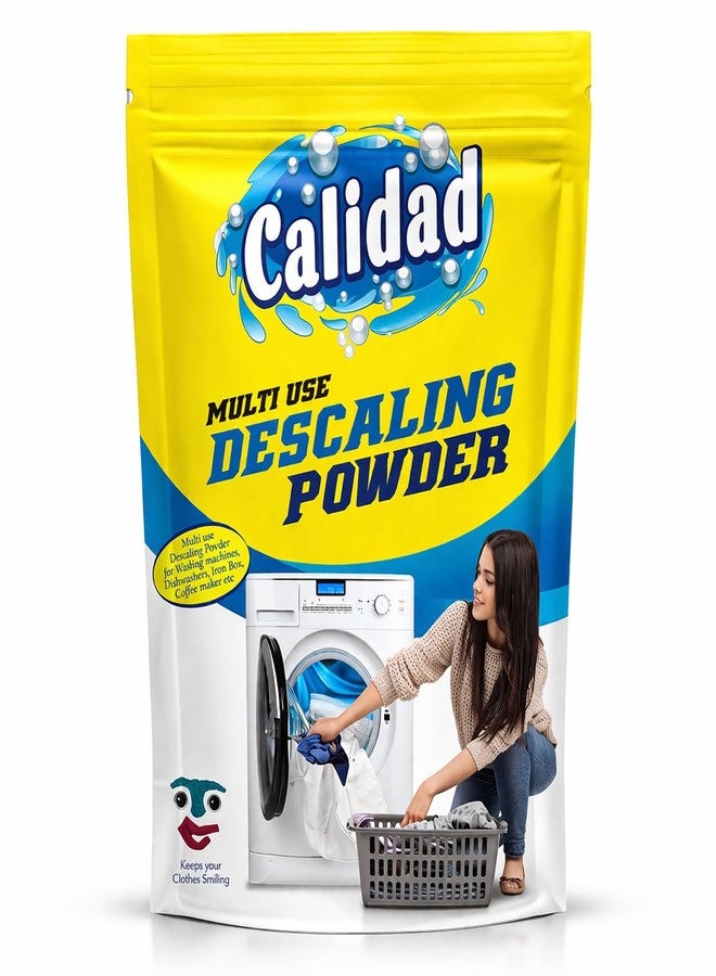 CALIDAD Multi Use Descaling Powder 200 Grams for Front load and Top load Washing Machines, Dishwashers - Image 1