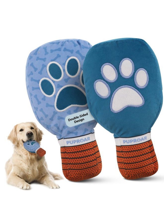 PUPROAR Pickleball Paddle Dog Squeaky Toy – Funny Squeaky & Crinkle Paper Toy for Dogs, Perfect Stocking Stuffer – Cute Christmas Dog Toy for Sporty Pups - Image 1