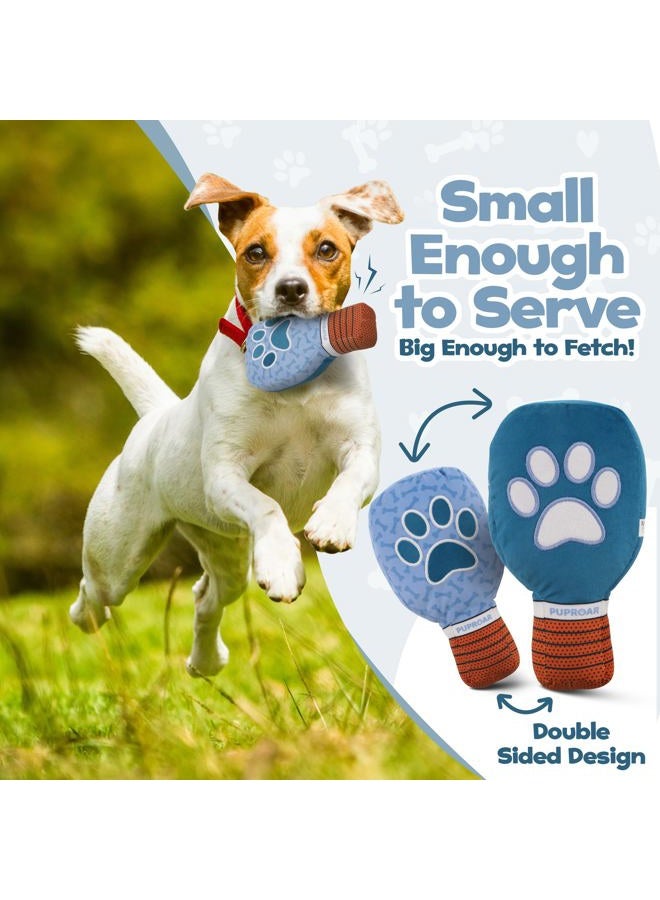 PUPROAR Pickleball Paddle Dog Squeaky Toy – Funny Squeaky & Crinkle Paper Toy for Dogs, Perfect Stocking Stuffer – Cute Christmas Dog Toy for Sporty Pups - Image 3
