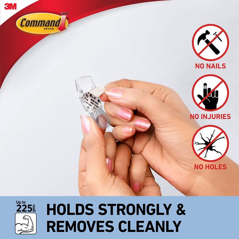 Command Command Plastic Medium Utility Wall Hooks Up to 13Kg Heavy Duty Holds Strongly Reusable Adhesi  - Image 3