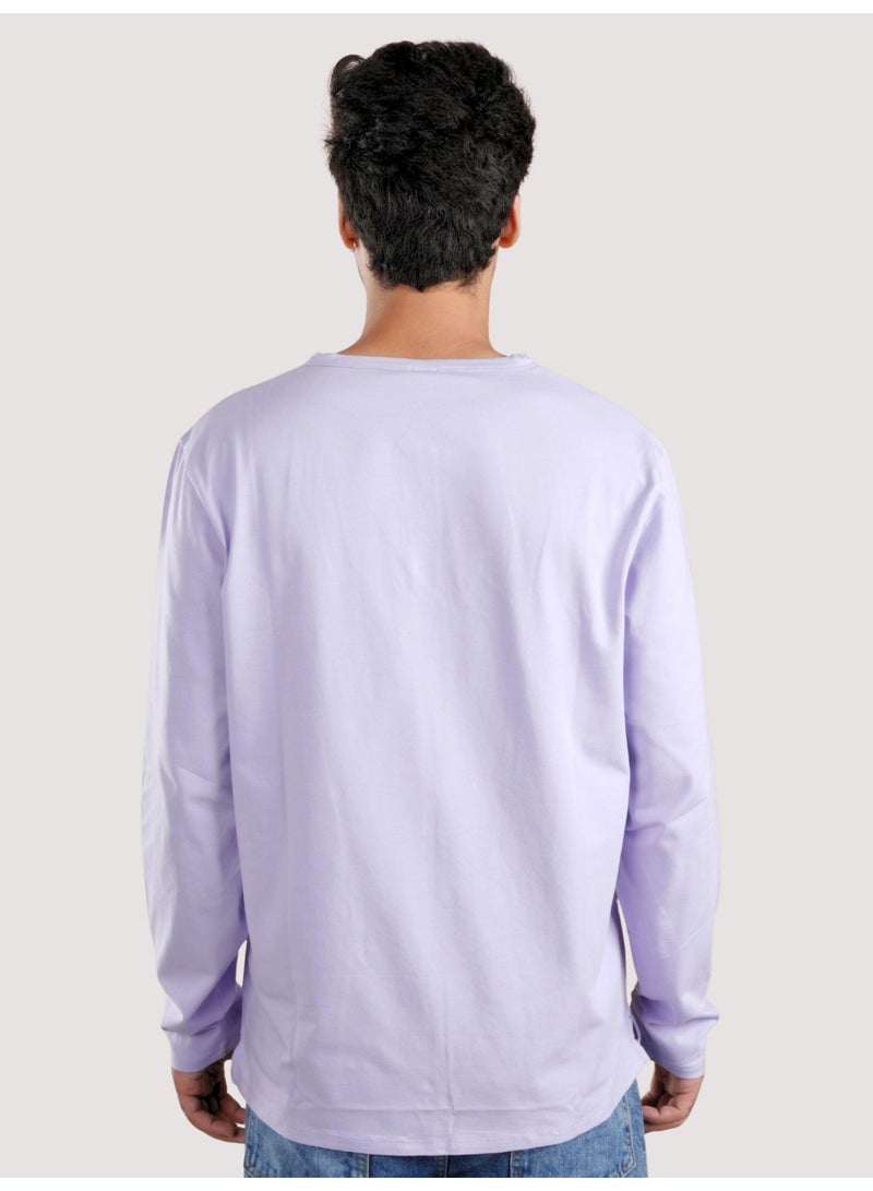 ROAR FOR GOOD Men's Long Sleeve Henley T-Shirt | Casual Cotton Blend Regular Fit 3-Button Neck Tee - Image 4