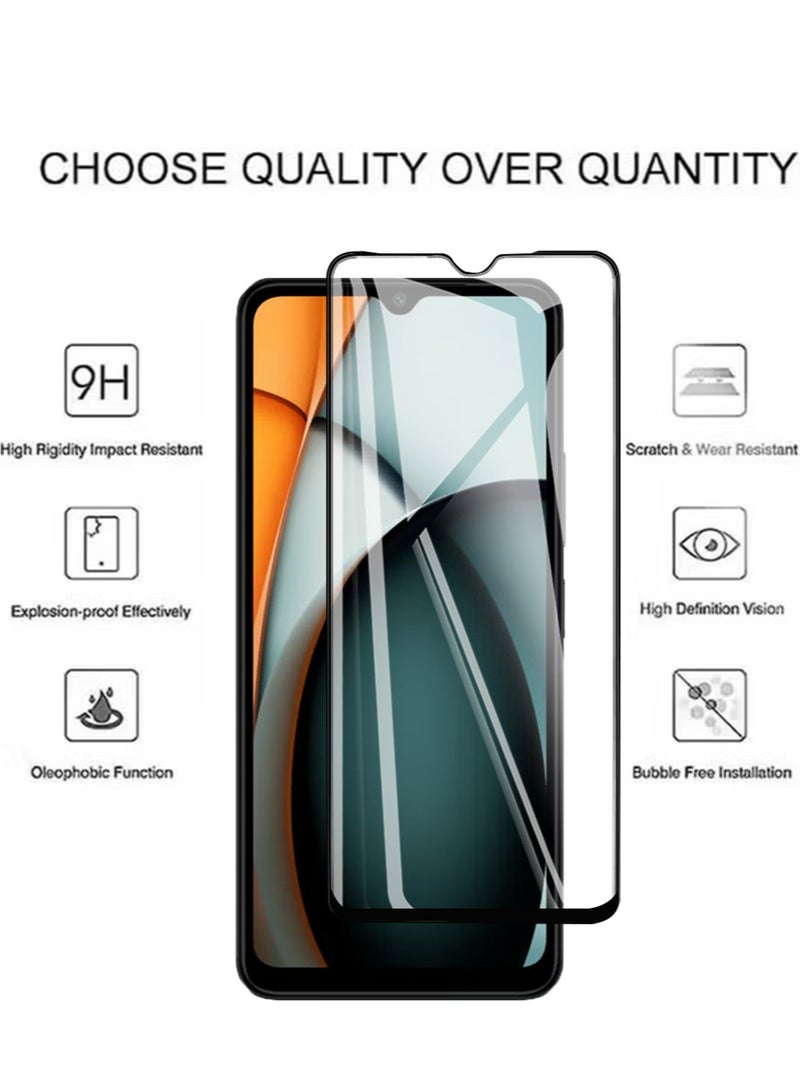 إكس ليفيل Redmi A3 4G حامي الشاشة ، تنطبق على Redmi A3 4G 9H تشديد الزجاج حامي الشاشة - Image 2