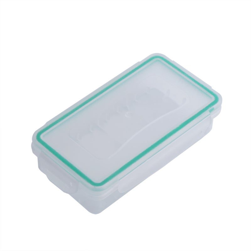 18650 Battery Case Plastic Battery Holder Storage Box - Keep Batteries Organized Protected - Grooves Prevent Sliding for Travel Camping Hiking Home - Image 1