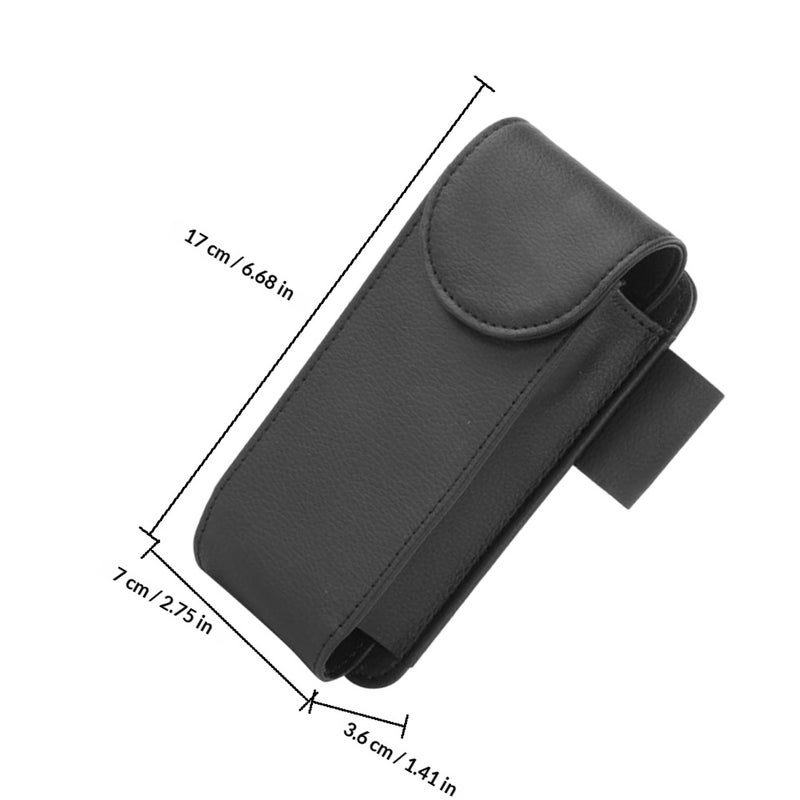 Sunglasses Holder Car Visor Eyeglasses Box Vehicle Sunglasses Box Accessory - Image 2