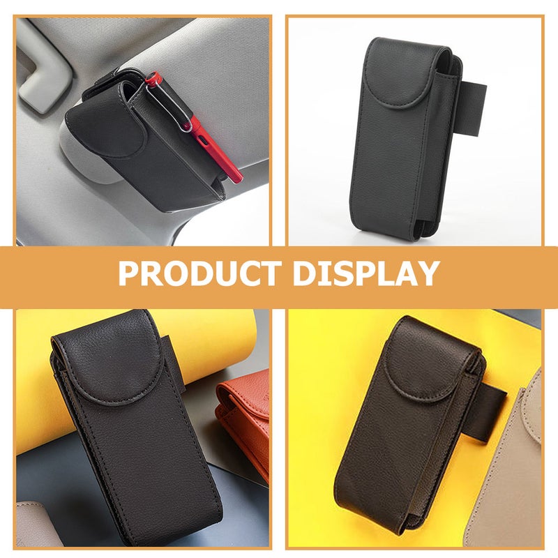 Sunglasses Holder Car Visor Eyeglasses Box Vehicle Sunglasses Box Accessory - Image 4
