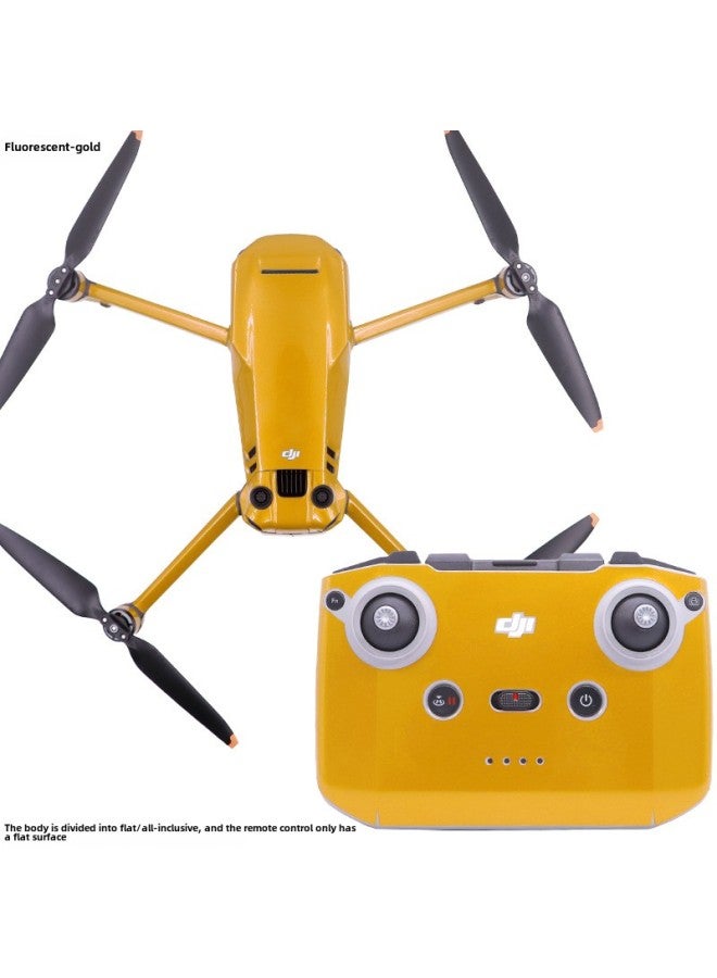 StartFly Is Suitable For DJI Royal 3Classic Remote Control Fluorescent Stickers Without Screen Waterproof And Glue-free Accessories-Color:Fluorescent Red-Specifications:Royal 3 Classic (fully Surrounded)