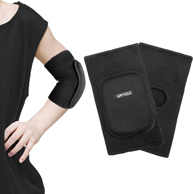 ONTYZZ Kids Elbow Pads Breathable Arm Stretchy Cotton Elbow Pads Elbow Protector for Skiing, Skating, Volleyball, Cycling Sports Safety Gear - Image 1