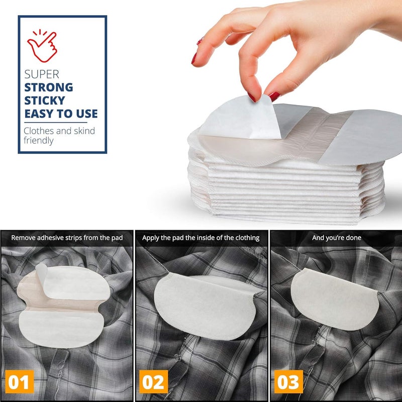 Namasvi Underarm Sweat Pads for Women 80 Pcs Unadir Armpit Pads for Sweating Women Disposable Underarm Sweat Pads Armpit Sweat Pads for A Whole Day Protection  Ideals for Workouts and Special  - Image 5