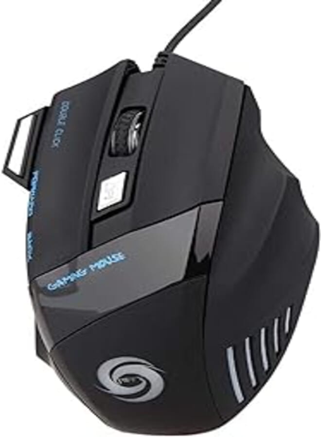 OR 7D LED Optical USB Wired & Wireless Gaming Mouse for Laptop, PC (3200 Dpi, Black)