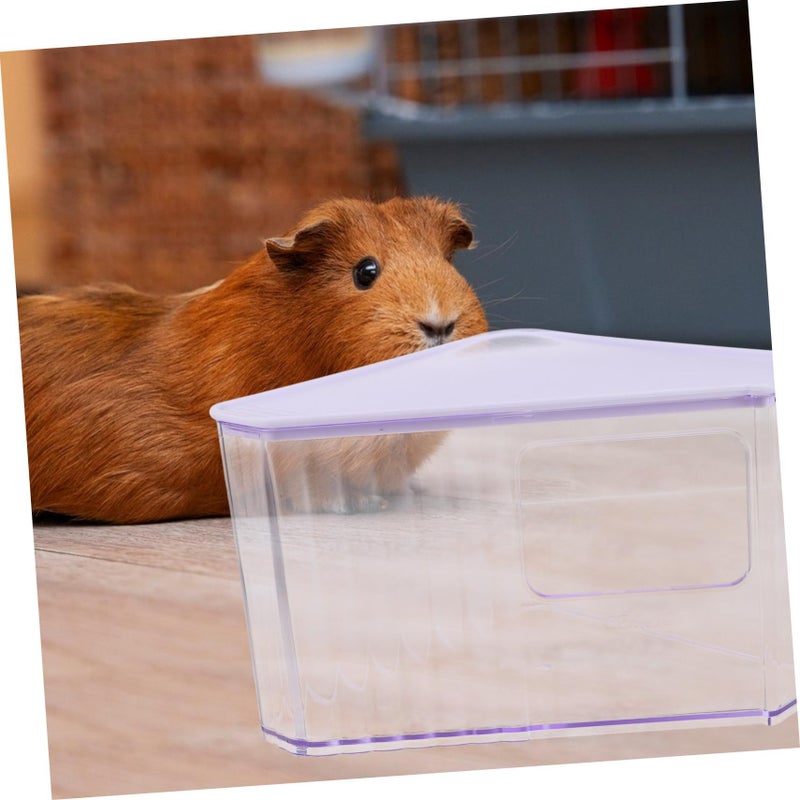 Natural White Hamster Bathing Sand Box For Small Animals Comfortable Digging And Safe Use - Image 5