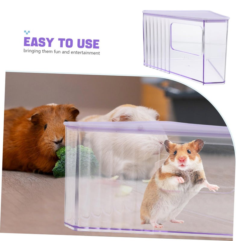 Natural White Hamster Bathing Sand Box For Small Animals Comfortable Digging And Safe Use - Image 4