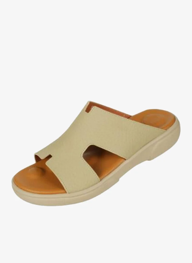 008-3787 Barjeel Uno Mens Arabic Sandals BU005 Beige