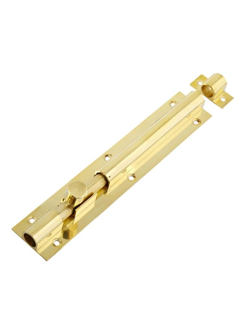 KNP KNP 4-inch Gold Tower Bolt is a durable and stylish locking solution for doors, windows, cabinets, and gates.  - Image 2