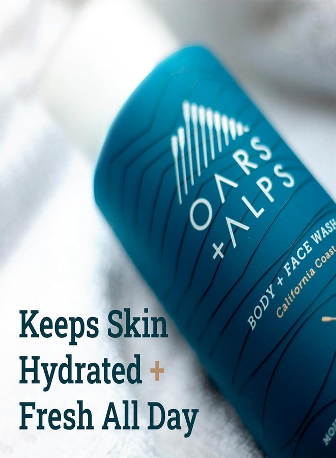 Oars + Alps Men's Moisturizing Body and Face Wash, Skin Care Infused with Vitamin E and Antioxidants, Sulfate Free, California Coast, 1 Pack - Image 3