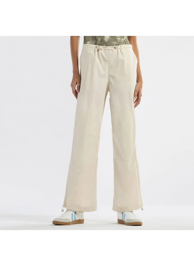 FAV Solid Pants with Drawstring Closure