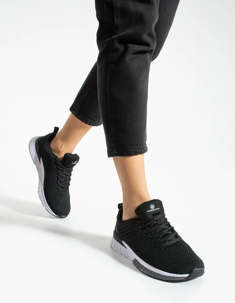 هامر جاك Manaus Black White Unisex Sports Shoes 21200 V2
