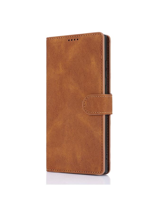 اس-توب جراب لهاتف Samsung Galaxy S24 Ultra 5G، جراب هاتف من الجلد بملمس جلد العجل الخيالي - Image 2