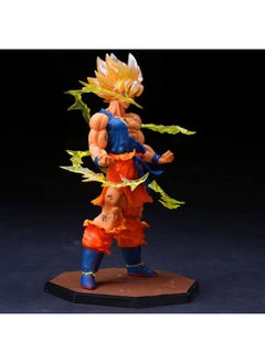Trunkin Trunkin | DBZ Son Goku Super Saiyyan 2 Rage Action Figure | PVC Multicolor Anime Figurine | Weeb Manga Collectible Model Toy Standie | 15 Cms  - Image 4