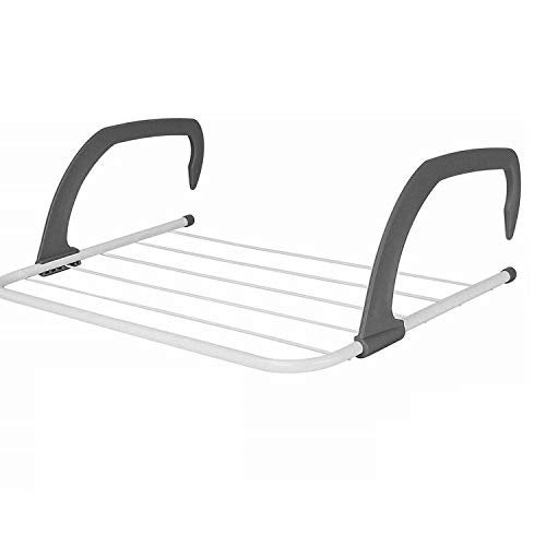 SEVIA Folding Dryiong Rack for Clothes Balcony | Metal Clothes Drying Stand Laundry Hanger for Small Clothes Drying Hanger - Image 1