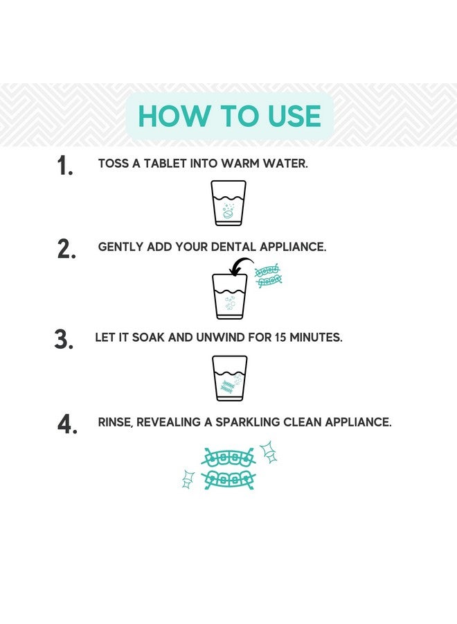 Avistar Retainer & Mouth Guard Cleaner Tablets - Mint Flavor Retainer Cleaner Tablets & Invisalign Cleaner -Denture Cleaning Tablets, Denture Cleaner, Aligners, Night Guard - Oral Dental Care FSA HSA Approved - Image 3