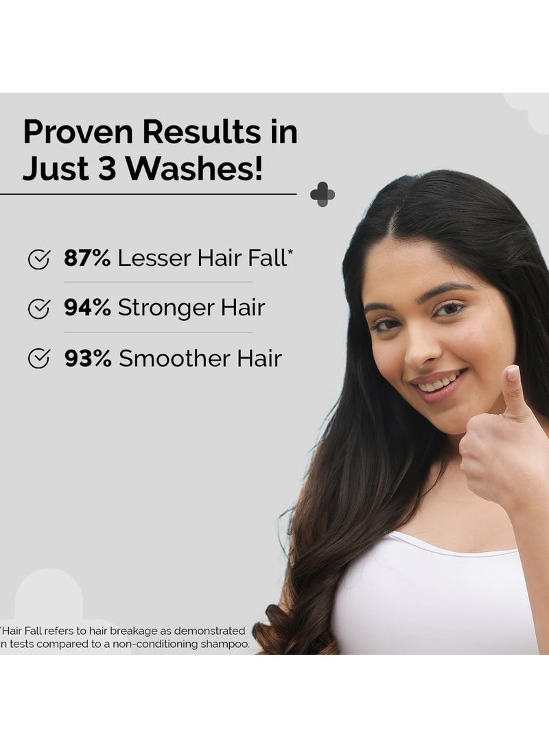 ذا ديرما كو شامبو التحكم في تساقط الشعر بالخلايا الجذعية الببتيدية - خالي من البارابين والكبريتات | يقلل من تساقط الشعر وتقصفه | يحسن صحة فروة الرأس - 200 مل - Image 3