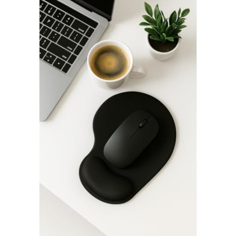 Ergonomic Mouse Pad with Wrist Rest, Gel Wrist Support Mousepad, Pain Relief Laptop Computer Mouse Pad, Non-Slip Mouse Pads for Office Home - Image 1