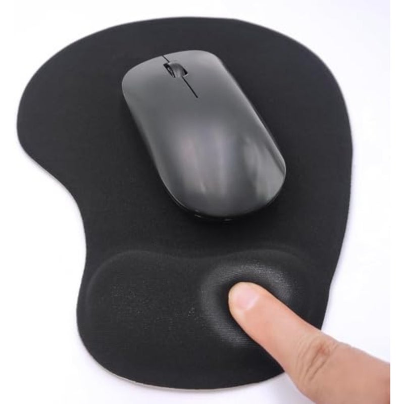 Ergonomic Mouse Pad with Wrist Rest, Gel Wrist Support Mousepad, Pain Relief Laptop Computer Mouse Pad, Non-Slip Mouse Pads for Office Home - Image 2