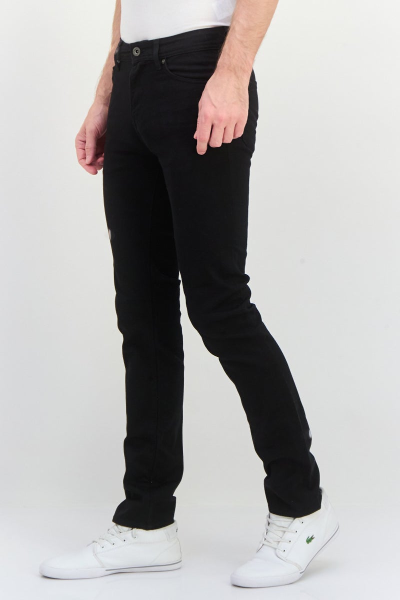 GAS جينز ألبرت الأسود للرجال بقصة ضيقة وقابل للتمدد - Image 4