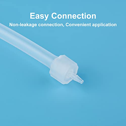 AIEX 30pcs Adapter, Clear Male Luer Lock 1/16" Luer Lock Connector Kit to Coupler Adapter (1.6mm) - Image 5