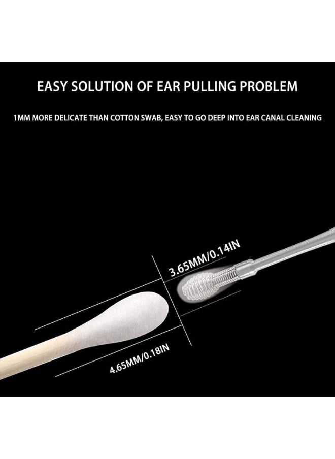 Generic - 6-in-1 Earwax Removal Kit, Ear Pick Ear Cleansing Tool Set, Stainless Steel Ear Curette Spiral Ear Wax Remover Tool with Storage Bag - Image 1