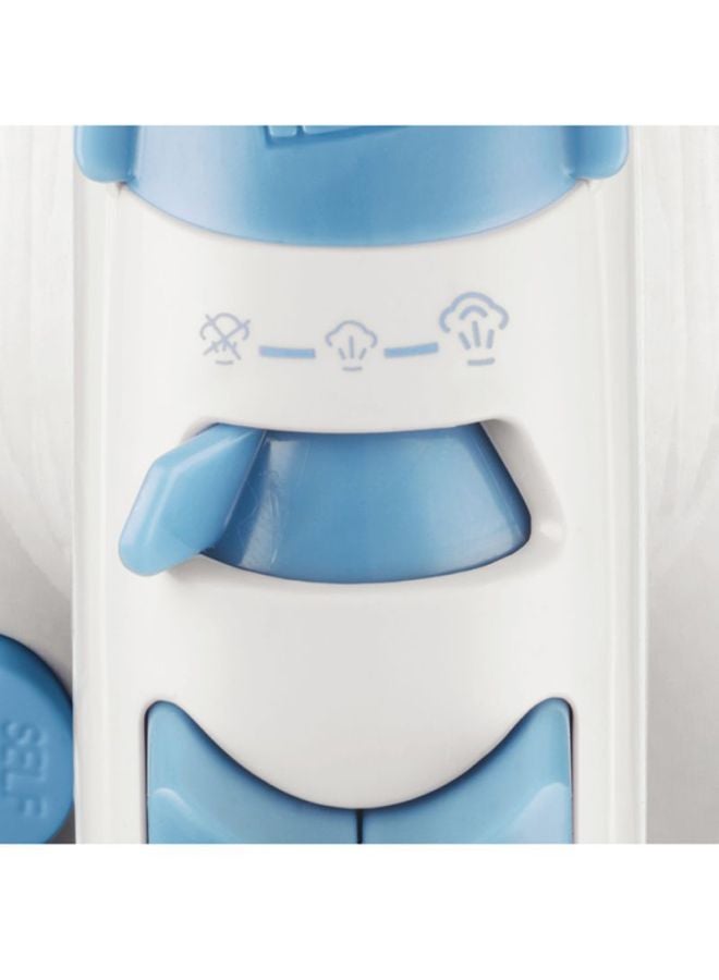 BLACK+DECKER Steam Iron, Non-Stick Soleplate, Vertical Steam Function, Adjustable Temperature & Steam, Dry/Spray/Steam Modes, Burst Steam Option, Measuring Cup Included, 220 ml 2200 W X2000-B5 Blue/White - Image 4