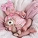 Aori Realistic Reborn Baby Doll 20 Lifelike Newborn Girl with Weighted Cloth Body Packed with Bottle Pacifier Outfit Set for Kids Collectors - Image 2