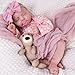 Aori Realistic Reborn Baby Doll 20 Lifelike Newborn Girl with Weighted Cloth Body Packed with Bottle Pacifier Outfit Set for Kids Collectors - Image 4